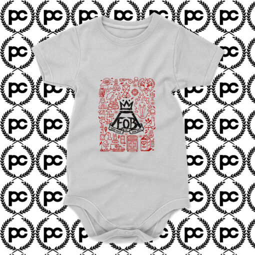 FALL OUT BOY LOGO Baby Onesie