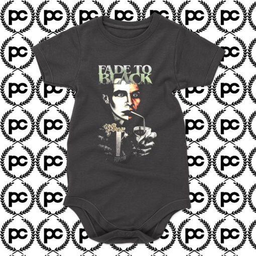 Fade To Black Pop Corn Horror Movie Baby Onesie