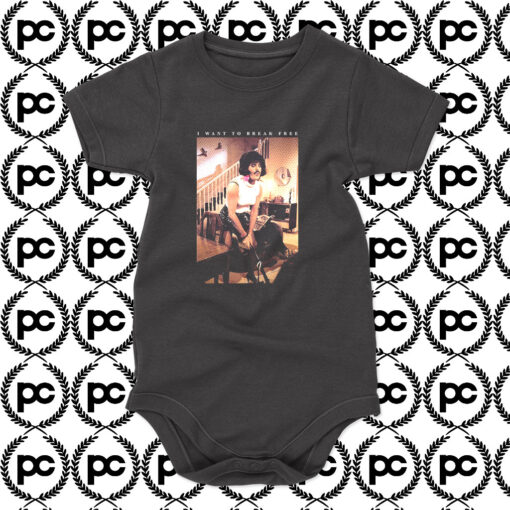 Freddie Mercury Great and Funny Moments Baby Onesie