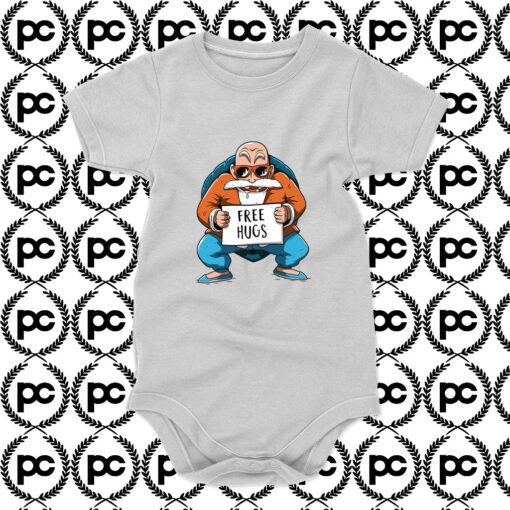 Free Hugs Master Roshi Baby Onesie