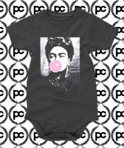 Frida Kahlo Bubble Gum Baby Onesie