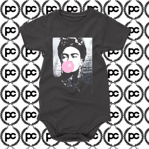 Frida Kahlo Bubble Gum Baby Onesie