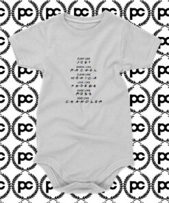 Frist Like Friends Tv Show Baby Onesie