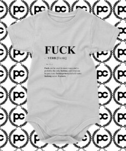 Fuck Definition Baby Onesie