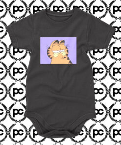 Garfield Purple Box Baby Onesie