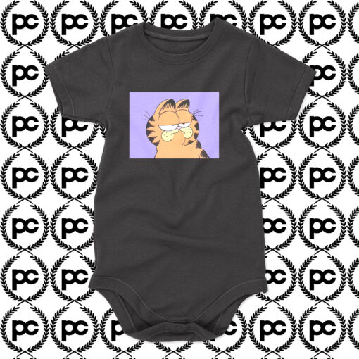 Garfield Purple Box Baby Onesie