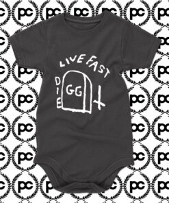 Gg Allin Live Fast Die Baby Onesie