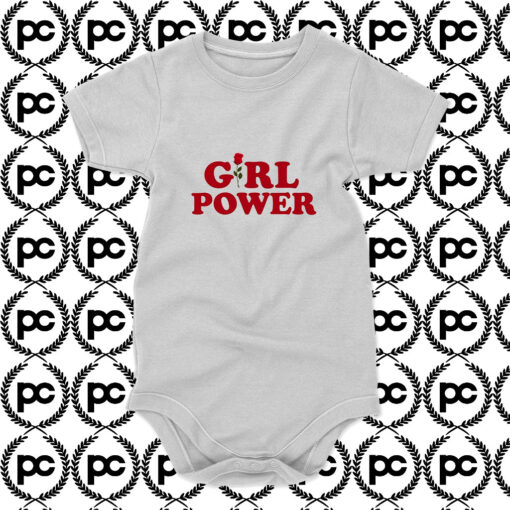 Girl Power Rose Baby Onesie