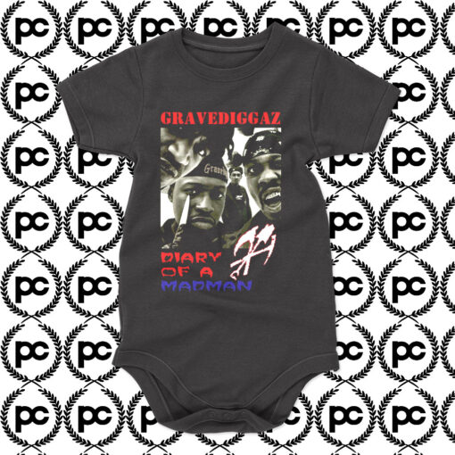 Gravediggaz Diary Of A Madman Baby Onesie