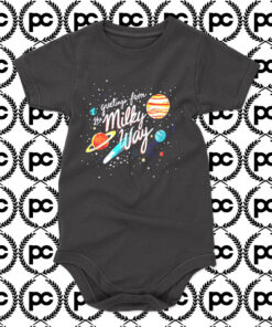 Greetings From The Milky Way Baby Onesie