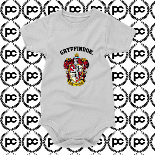 Gryffindor Logo Vintage Baby Onesie