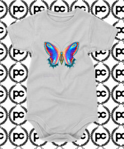 Halsey Multicolor Butterfly Baby Onesie