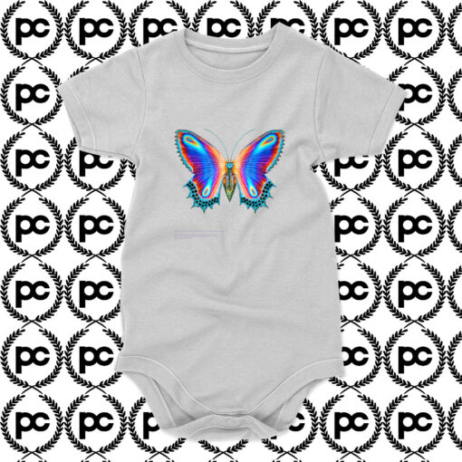 Halsey Multicolor Butterfly Baby Onesie