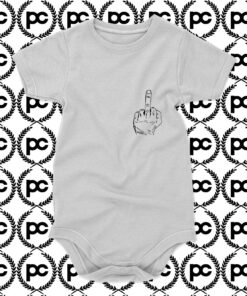 Hand Up Logo Baby Onesie