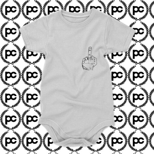 Hand Up Logo Baby Onesie