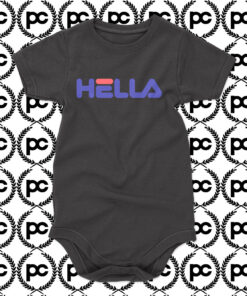 Hella Fila Parody Baby Onesie