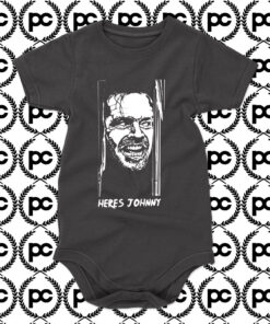 Heres Johnny The Shining Horror Movie Baby Onesie