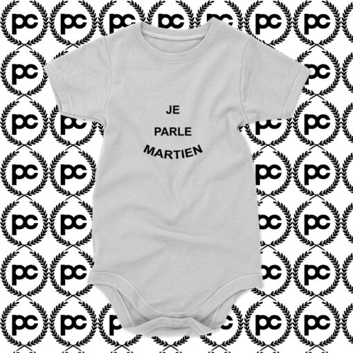 Je Parle Martien Baby Onesie