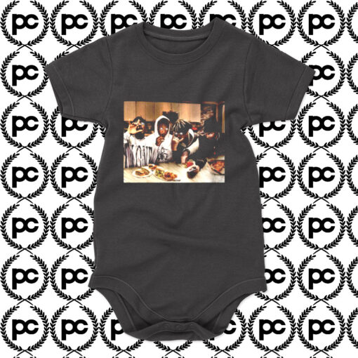 Juice wrld And xxxtentacion Dinner Baby Onesie