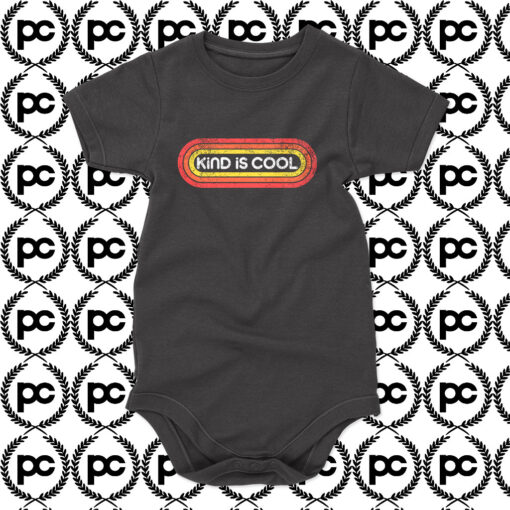 KIND IS COOL Retro Baby Onesie