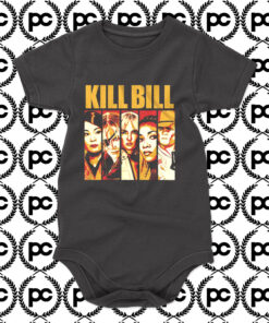 Kill Bill Lineup Character Baby Onesie