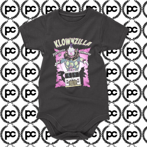 Killer Klowns From Outer Space Klownzilla Baby Onesie