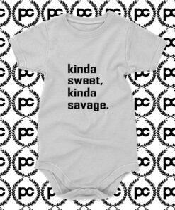 Kinda Sweet Kinda Savage Baby Onesie