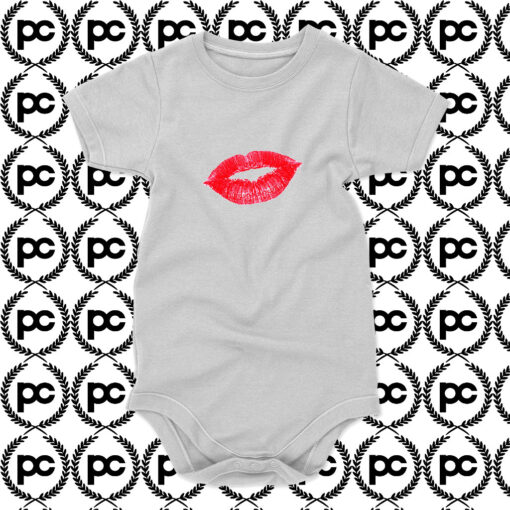 Kiss Lips Baby Onesie