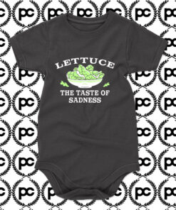 Lettuce The Taste Of Sadness Baby Onesie