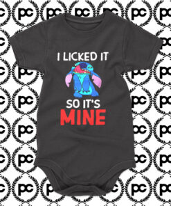 Lilo and Stitch Ohana I Licked It So Its Mine Baby Onesie