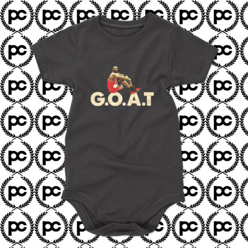 MJ GOAT Greatest of All Time Baby Onesie