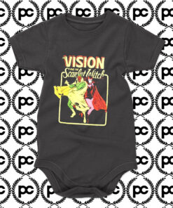 Marvel WandaVision The Vision And The Scarlet Witch Baby Onesie