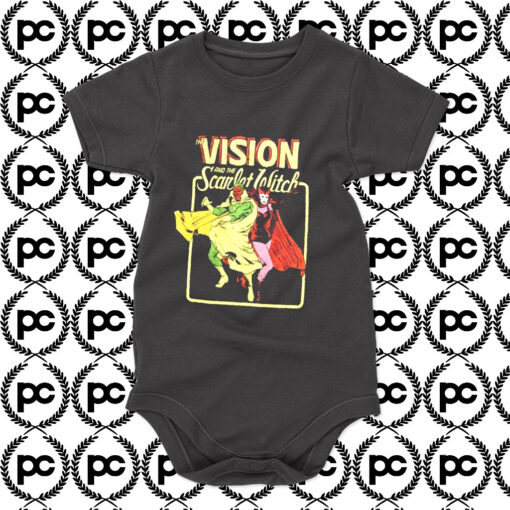 Marvel WandaVision The Vision And The Scarlet Witch Baby Onesie