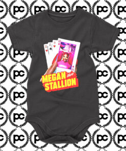 Megan thee Stallion Playing Card Baby Onesie