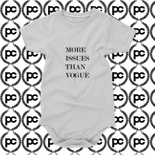 More Issues Than Vogue Baby Onesie