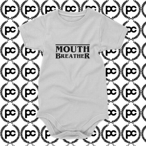 Mouth Breather Baby Onesie