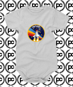 NASA Vintage Rocket Baby Onesie