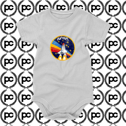 NASA Vintage Rocket Baby Onesie