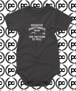 Negative Ghost Rider Pattern Is Full Baby Onesie