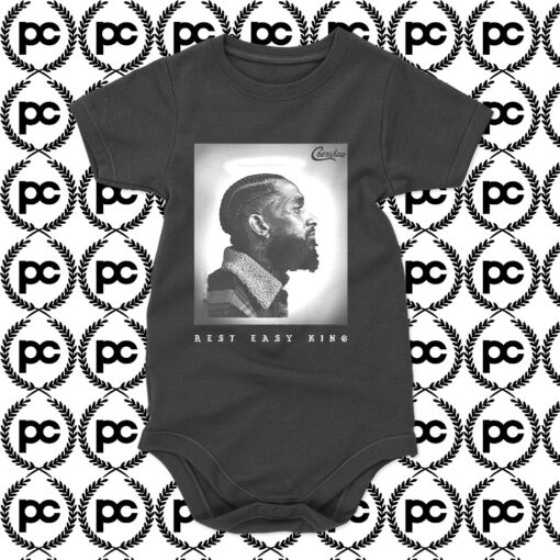 Nipsey Hussle Rest Easy King Baby Onesie