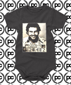 Pablo Escobar Mugshot Baby Onesie