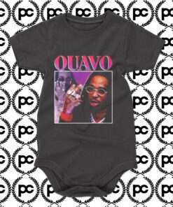 Quavo Vintage Rapper Homage Baby Onesie