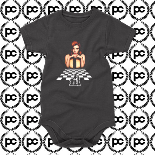 Queens Gambit Anya Actress Chess Baby Onesie