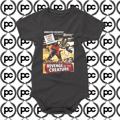 Revenge Of The Creature Monster Escapes Baby Onesie