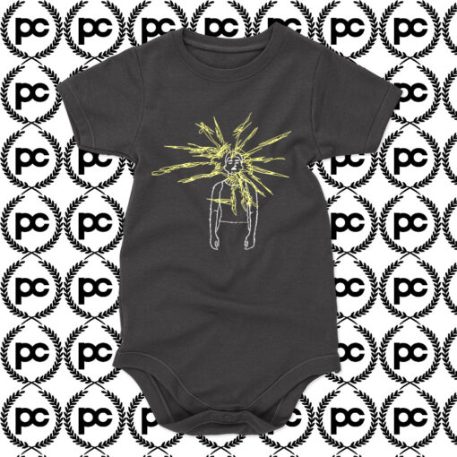 Rich Brian Yellow Sketch Baby Onesie