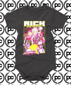 Rick And Morty Action Movie Poster Baby Onesie