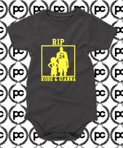 Rip Kobe and Gianna Baby Onesie