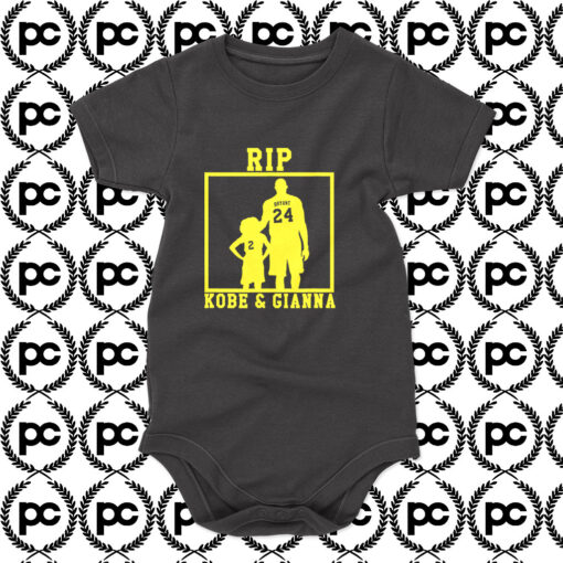 Rip Kobe and Gianna Baby Onesie