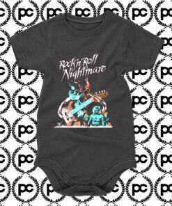 Rocknroll Nightmare Horror Movie Baby Onesie