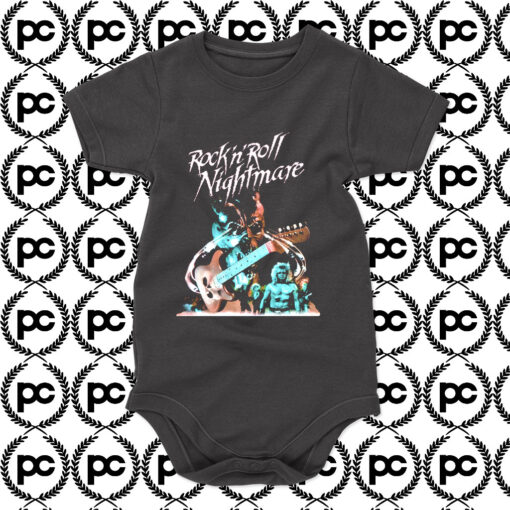 Rocknroll Nightmare Horror Movie Baby Onesie